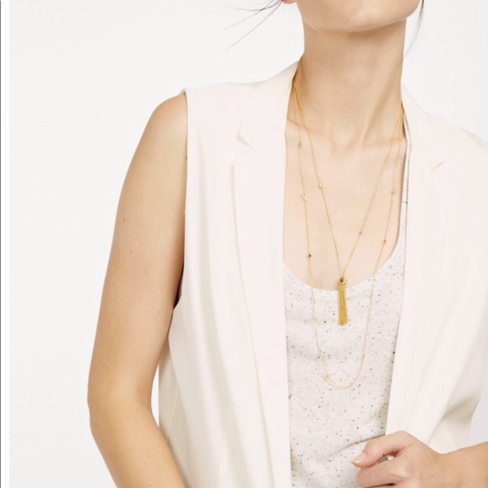 BaubleBar set of necklace 14K golf plated metal